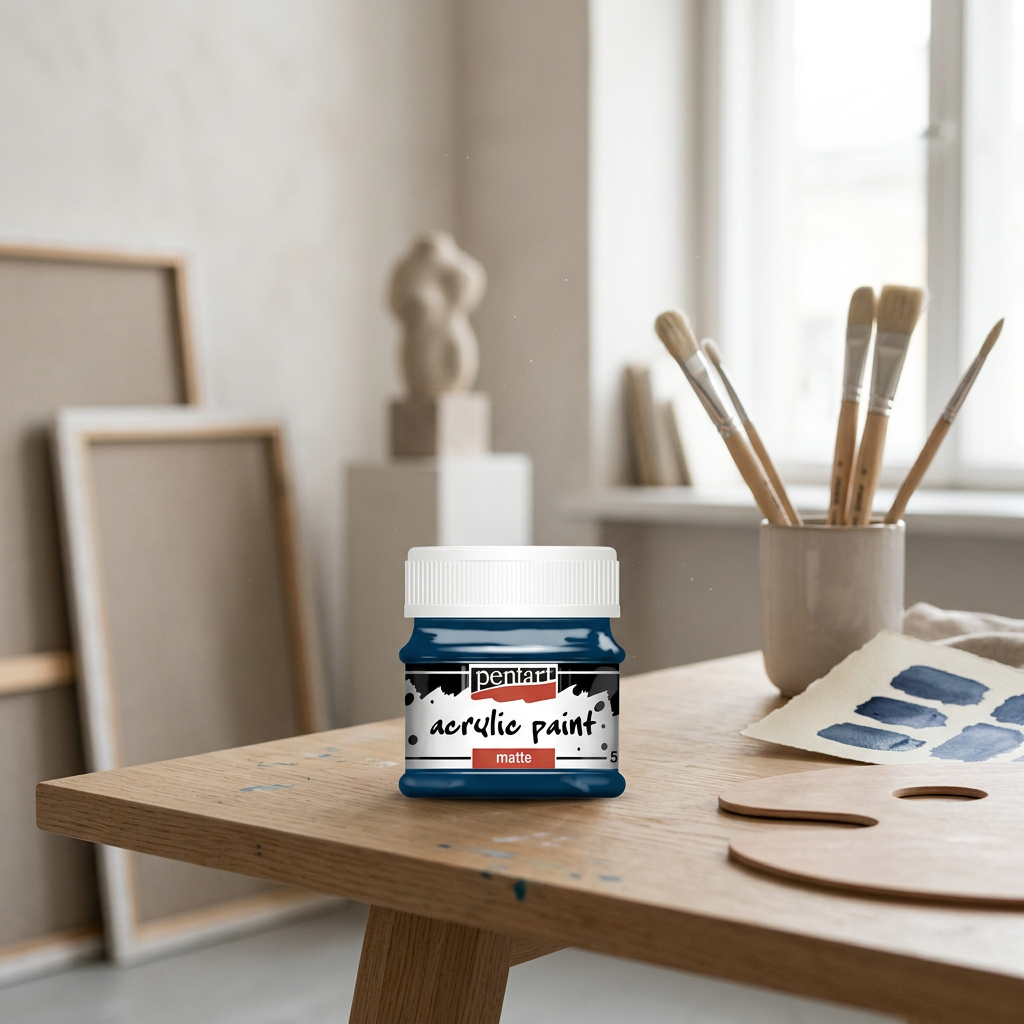 Akrylová barva matná PENTART 50 ml INDIGO MODRÁ