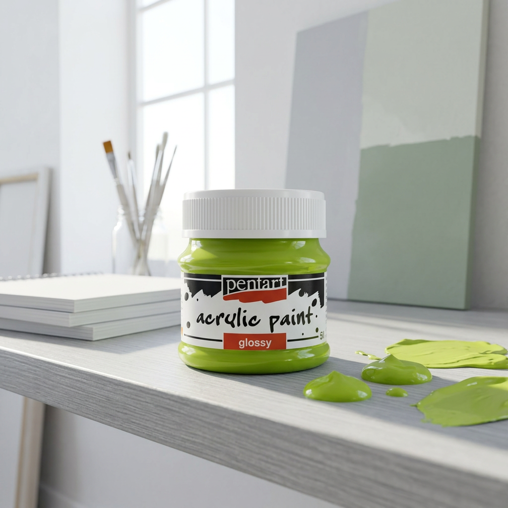 Akrylová barva lesklá PENTART 50 ml LIMETKA ZELENÁ