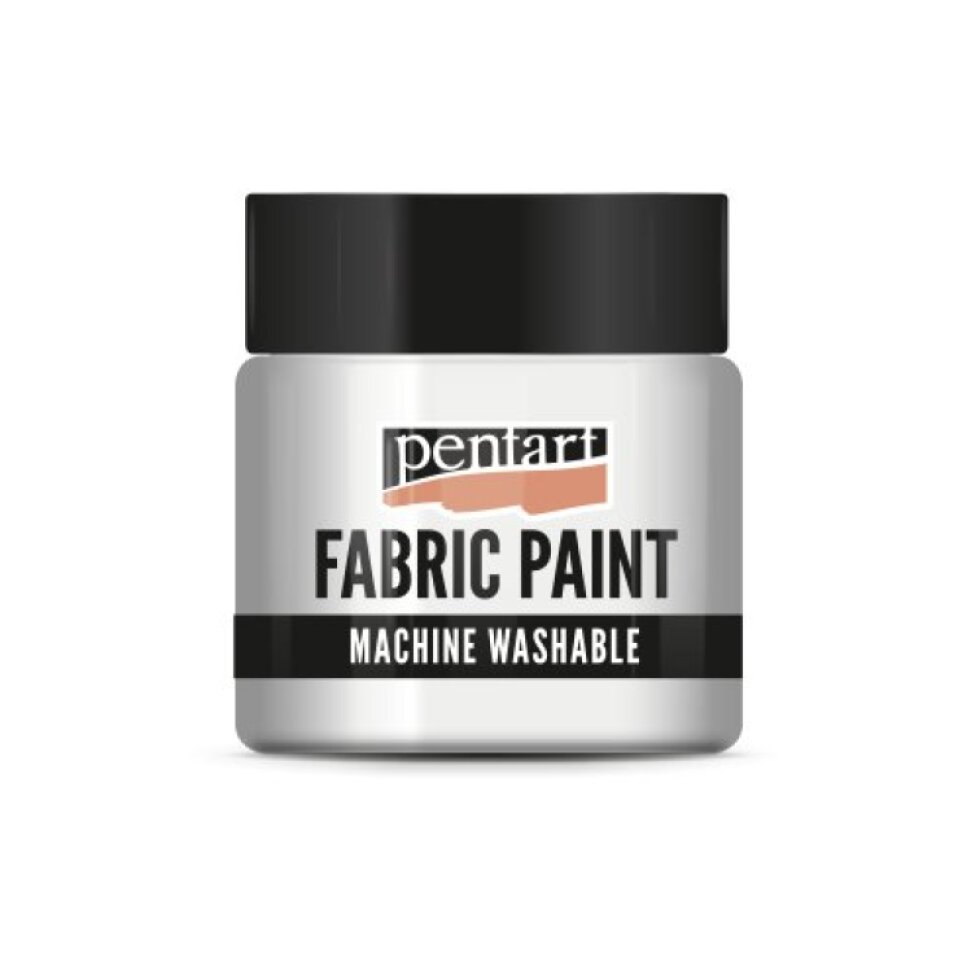 Barva na světlý a tmavý textil PENTART 50 ml BÍLÁ