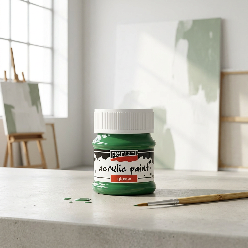 Akrylová barva lesklá PENTART 50 ml ZELENÁ BOROVICE