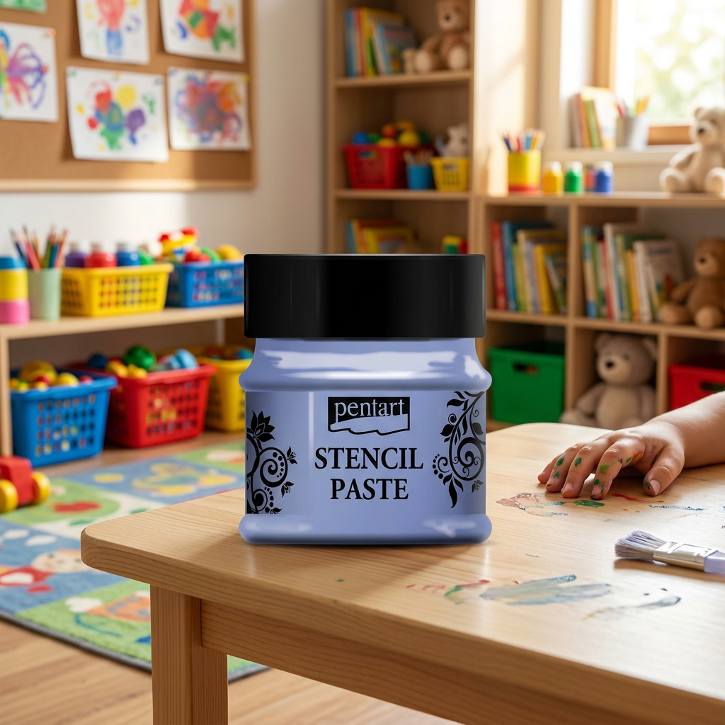 Šablonová pasta perleťová PENTART 50 ml LILA