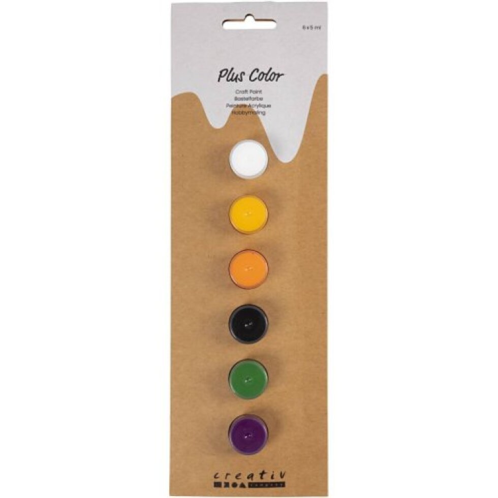 Sada Akrylová barva Plus Color 6x5 ml HALLOWEEN ODSTÍNY