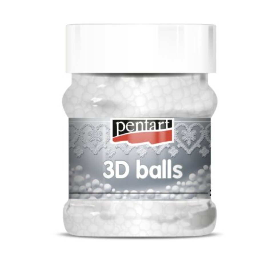 3D kuličky na tvorbu struktur PENTART 230 ml VELKÉ