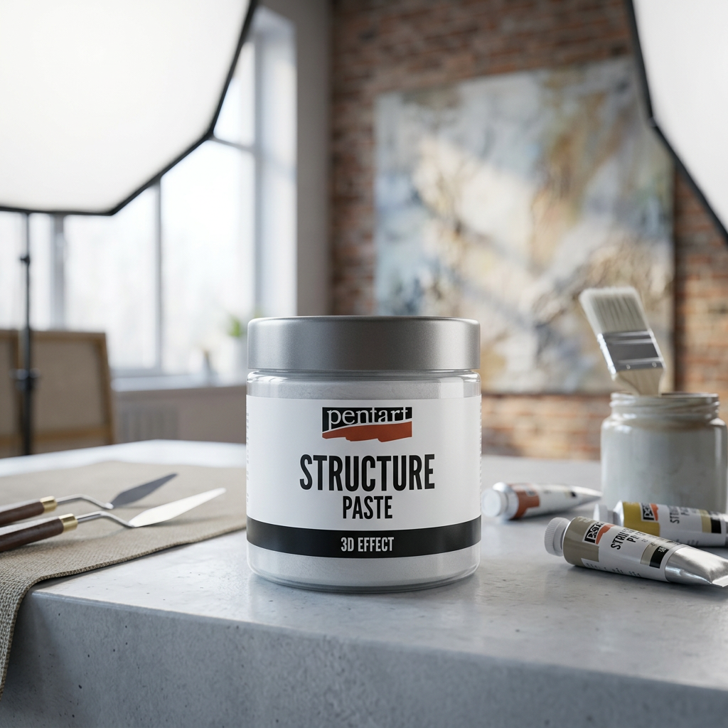 Strukturovací pasta PENTART 500 ml BÍLÁ