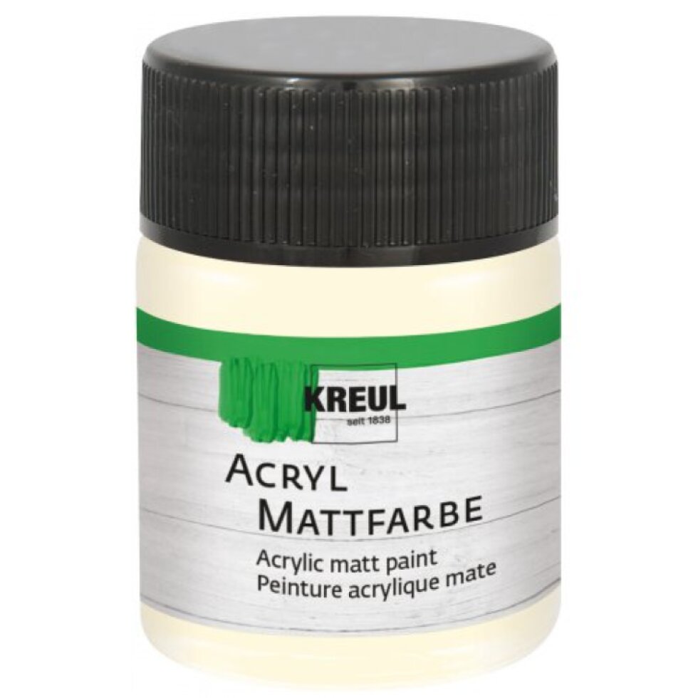 Akrylová barva matná KREUL 50 ml SLONOVINOVÁ