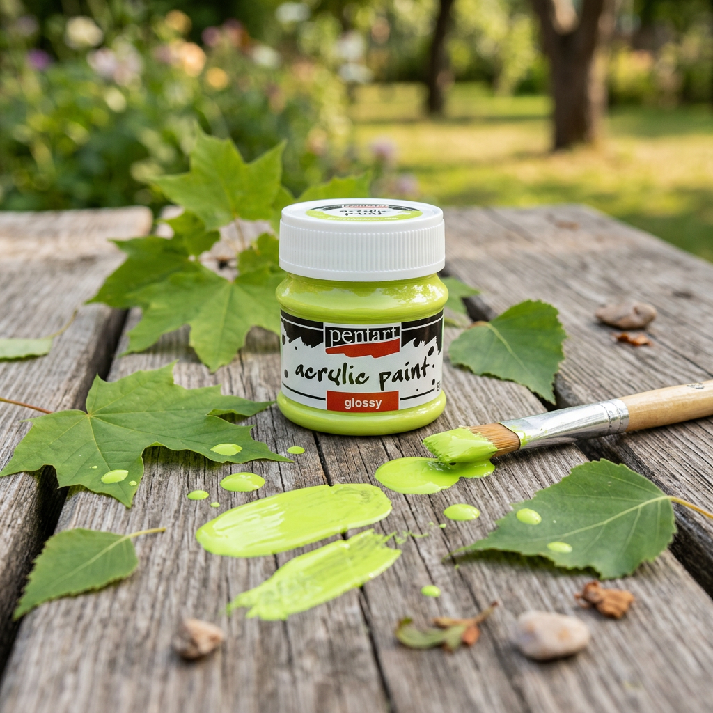 Akrylová barva lesklá PENTART 50 ml LIMETKA ZELENÁ