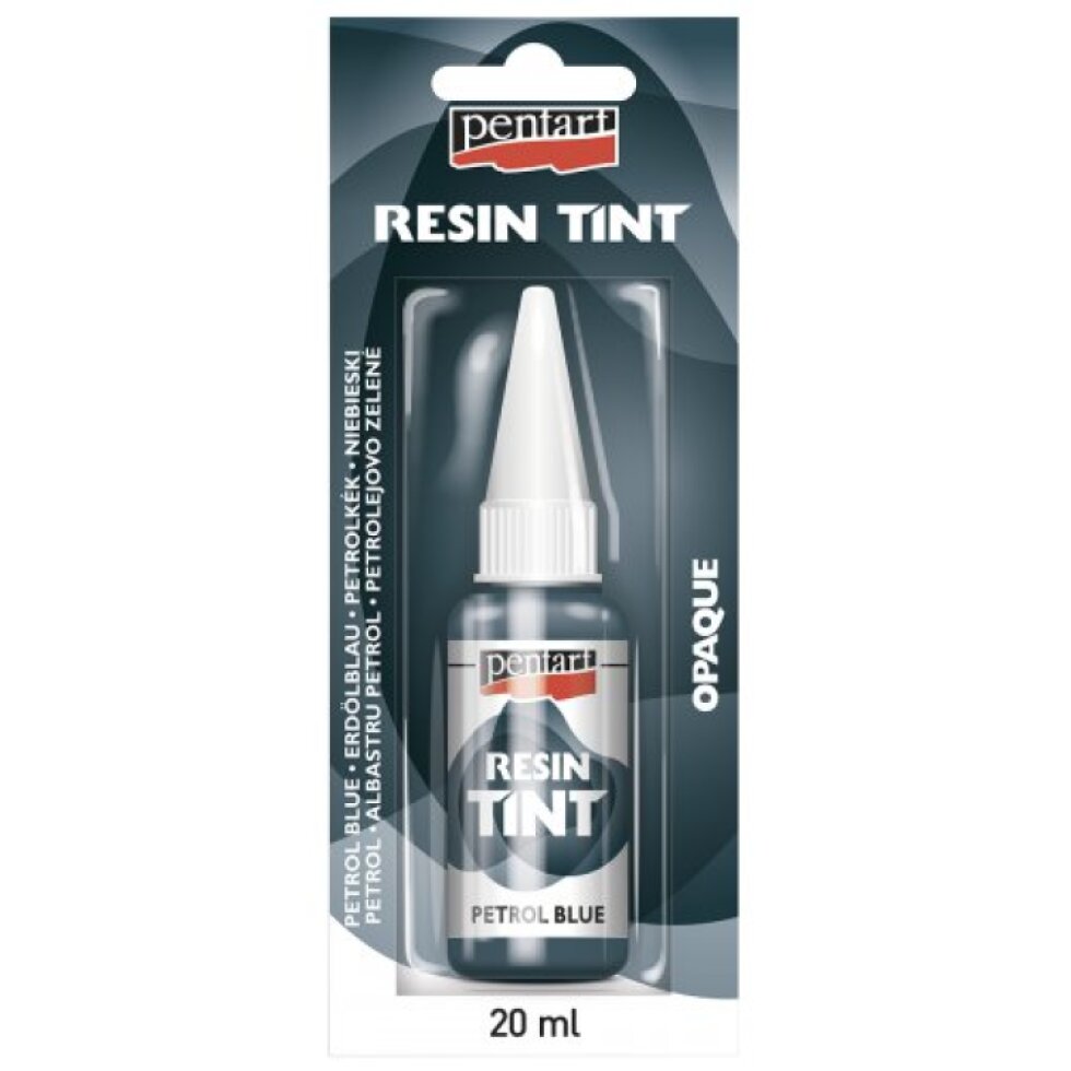 Barva do pryskyřice krycí PENTART 20 ml PETROL
