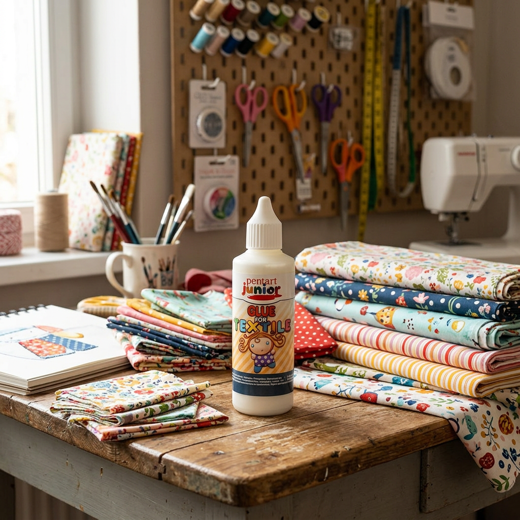 Lepidlo na textil PENTART JUNIOR 80 ml