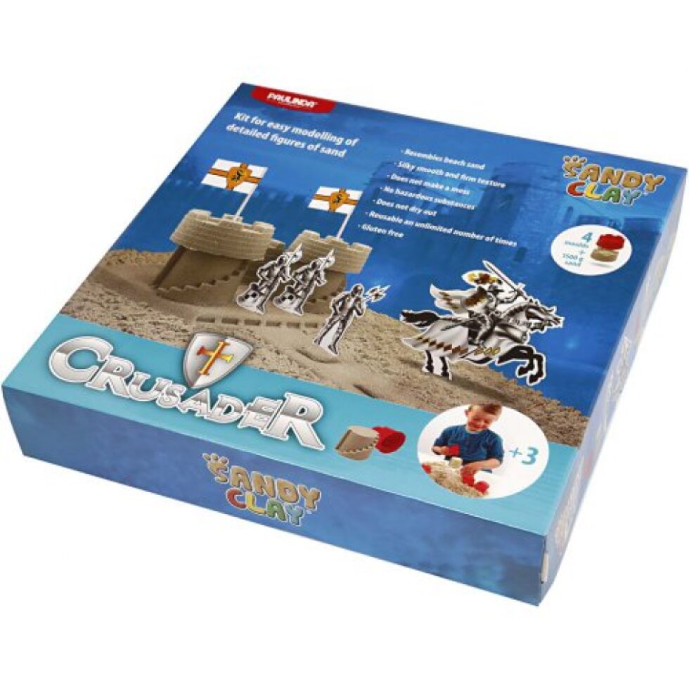 SADA Kinetický písek Sandy Clay – magický tekutý písek HRAD
