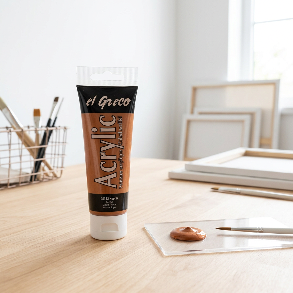 Akrylová barva EL GRECO 75 ml MĚDĚNÁ