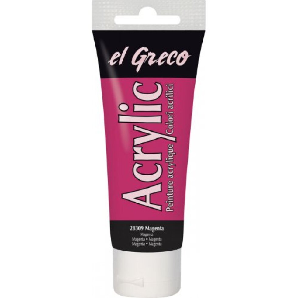 Akrylová barva EL GRECO 75 ml PURPUROVÁ