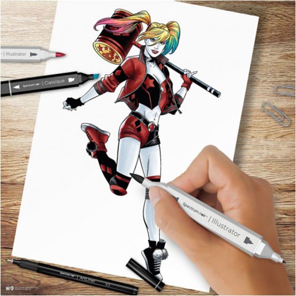 Sada Ilustrace HARLEY QUINN