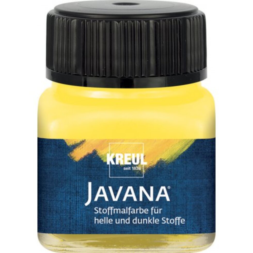 Sada barev na světlý a tmavý textil JAVANA 6 x 20 ml - základní