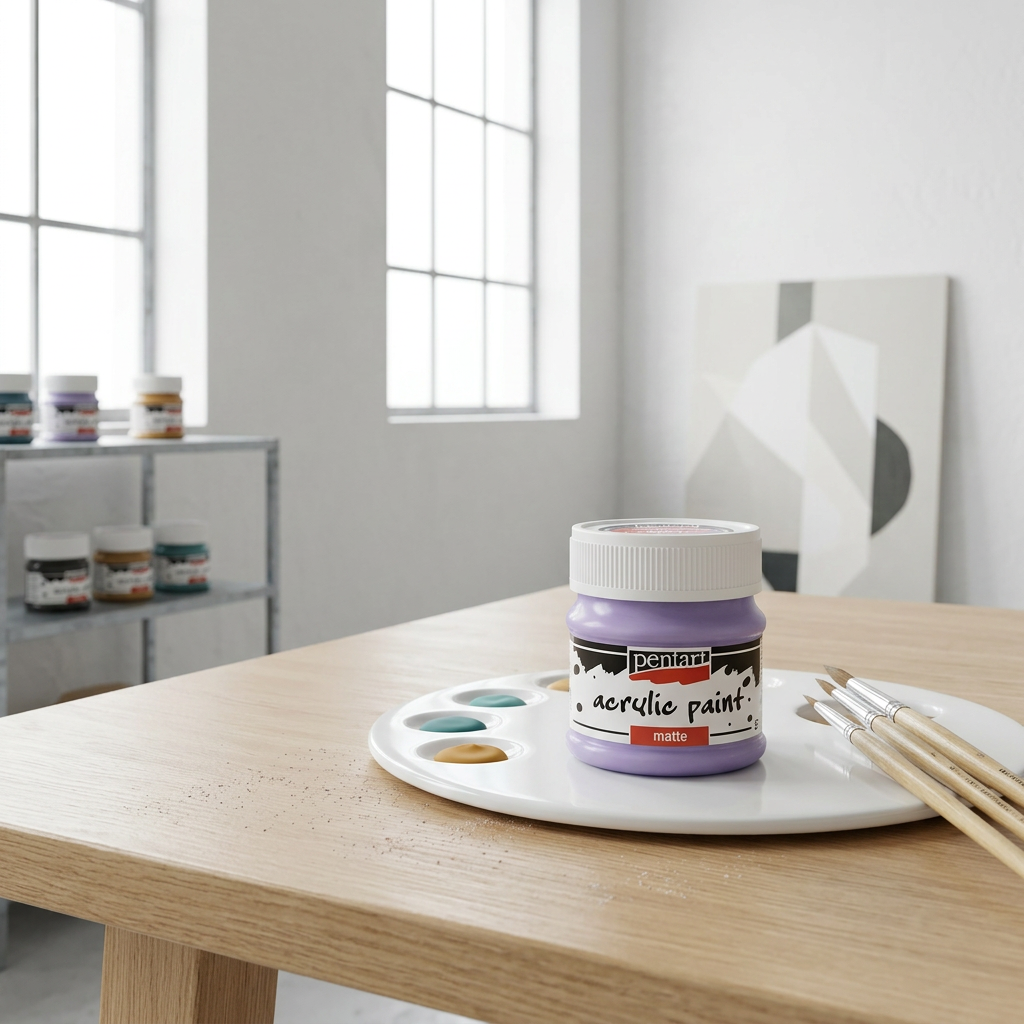 Akrylová barva matná PENTART 50 ml SVĚTLÁ PURPUROVÁ