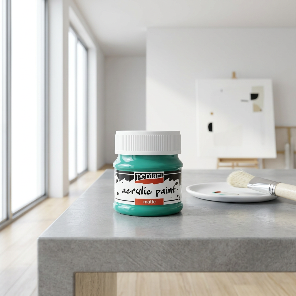 Akrylová barva matná PENTART 50 ml TYRKYSOVÁ