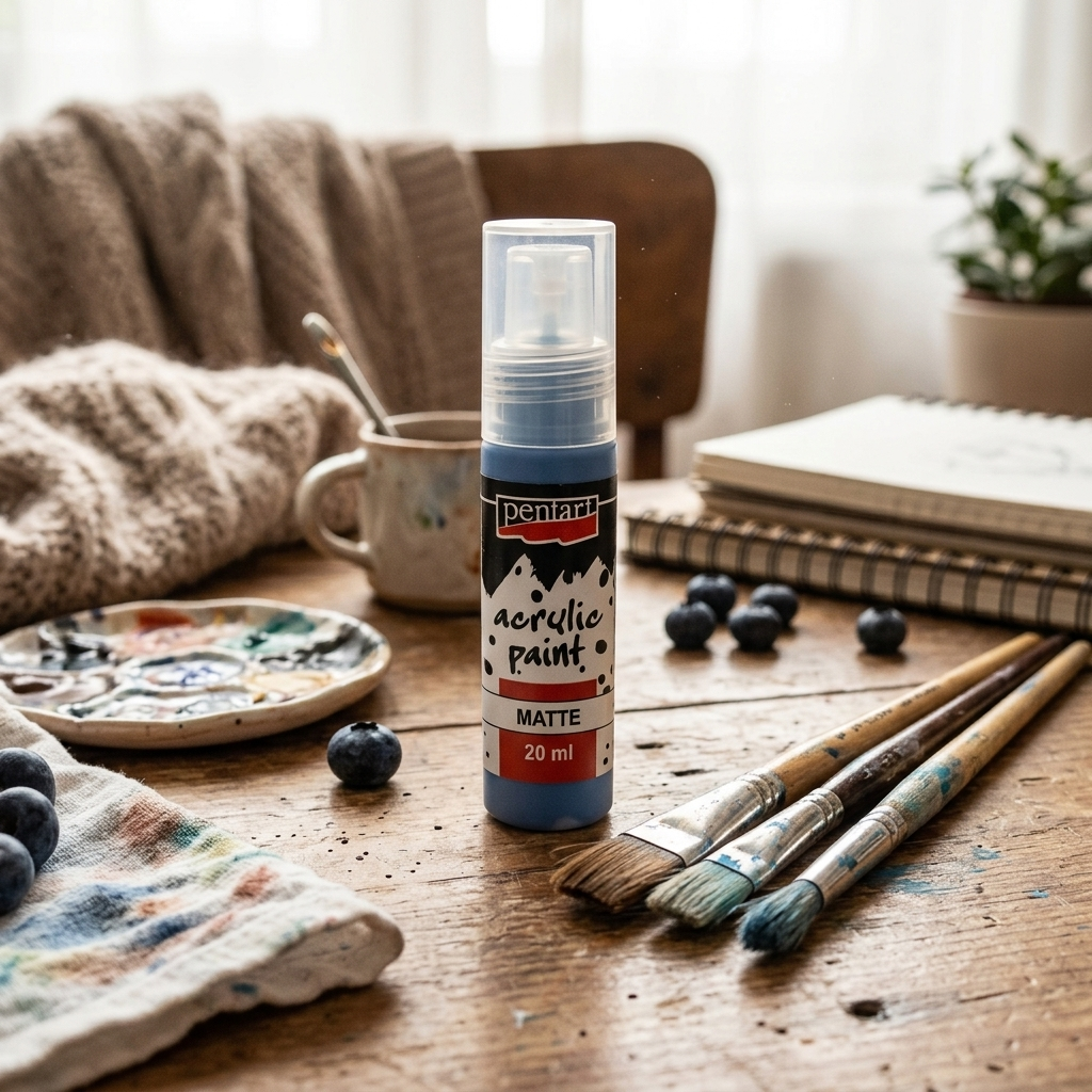 Akrylová barva matná PENTART 20 ml BORŮVKOVÁ