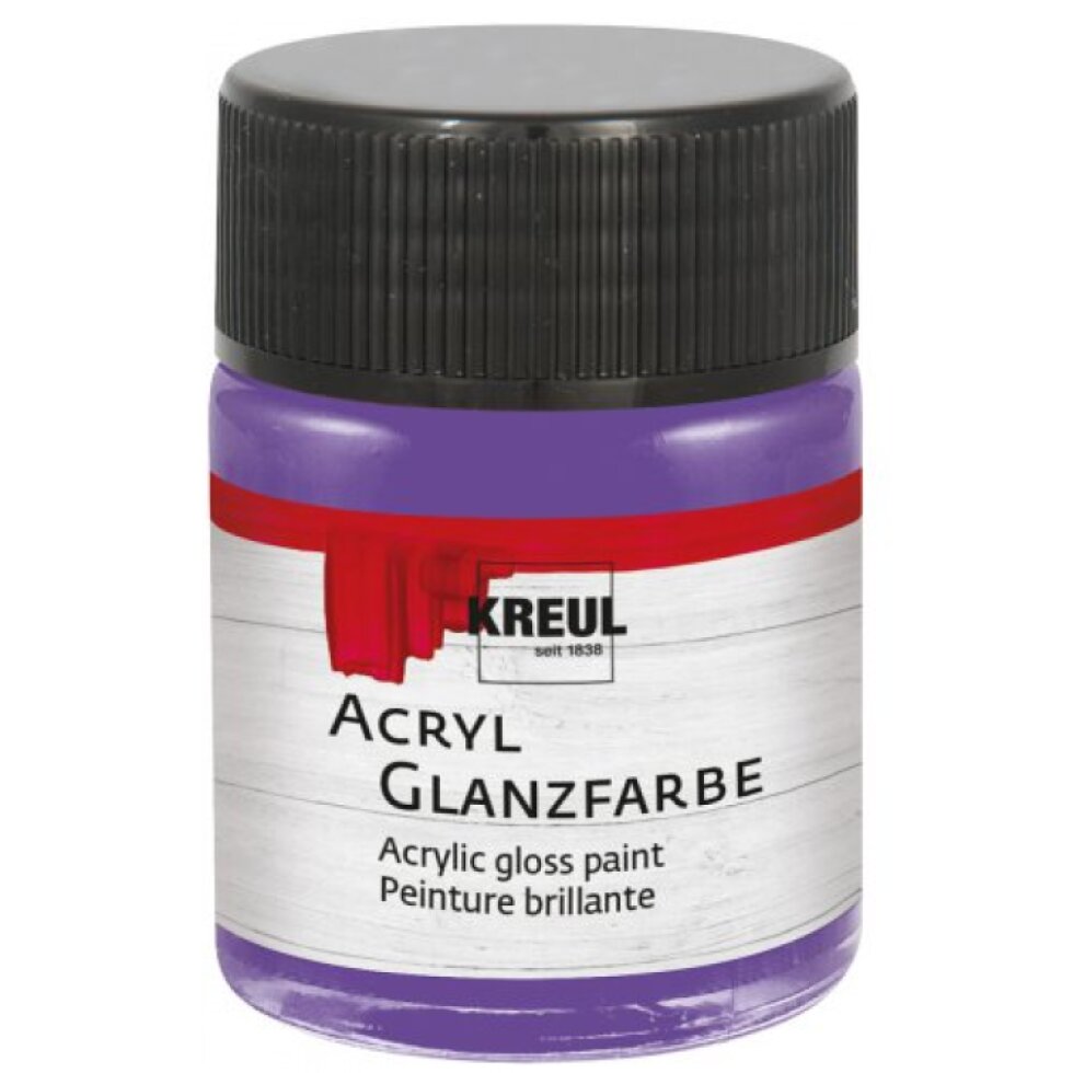 Akrylová barva lesklá KREUL 50 ml FIALOVÁ