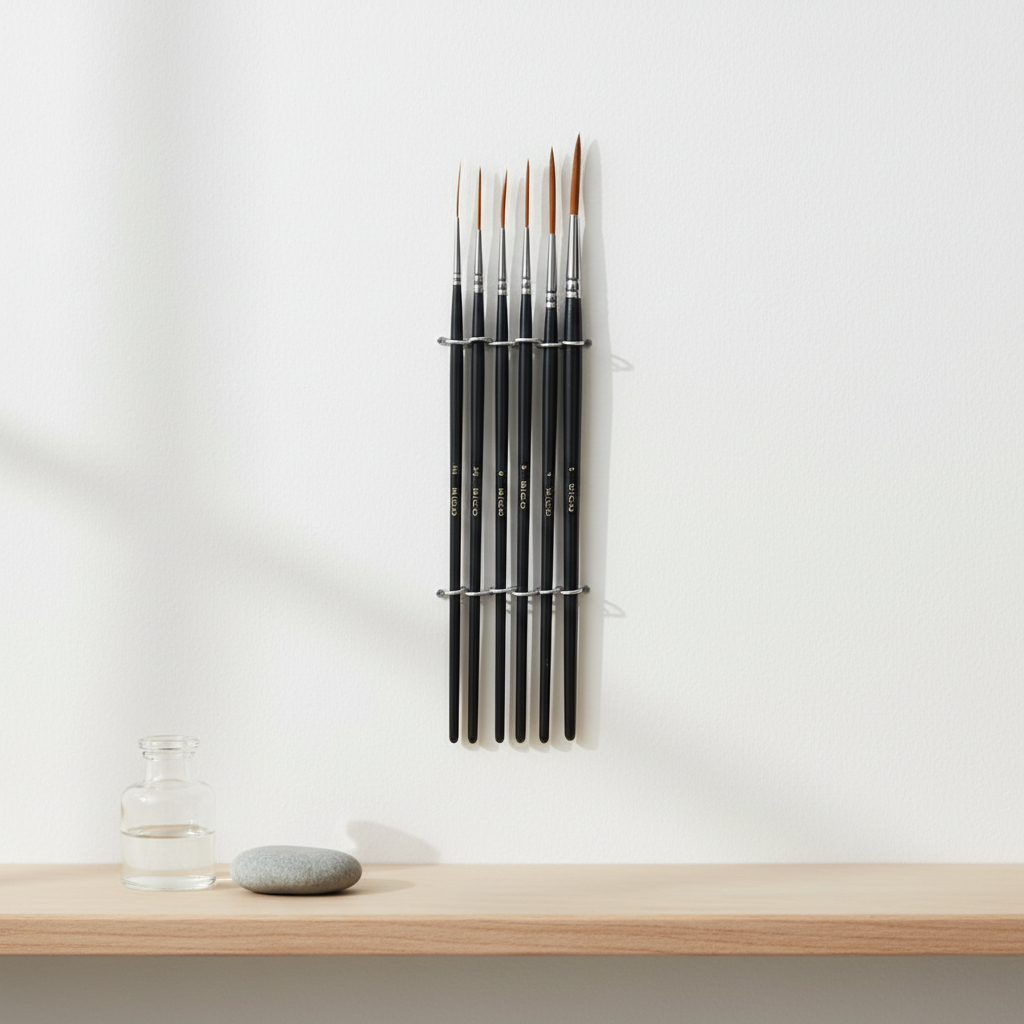 Sada štětců ELCO PINSEL - syntetický vlas - 6 ks