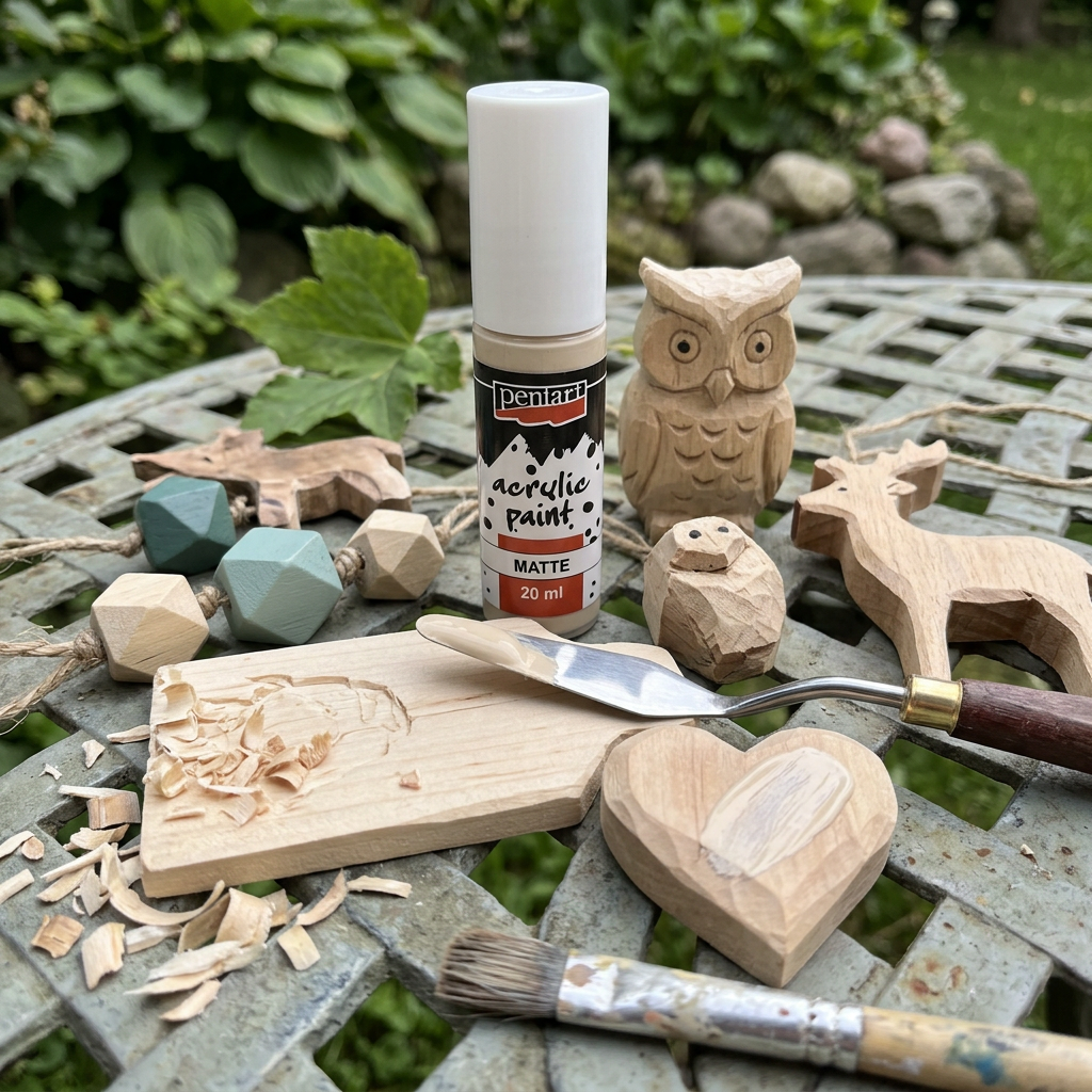 Akrylová barva matná PENTART 20 ml BÉŽOVÁ