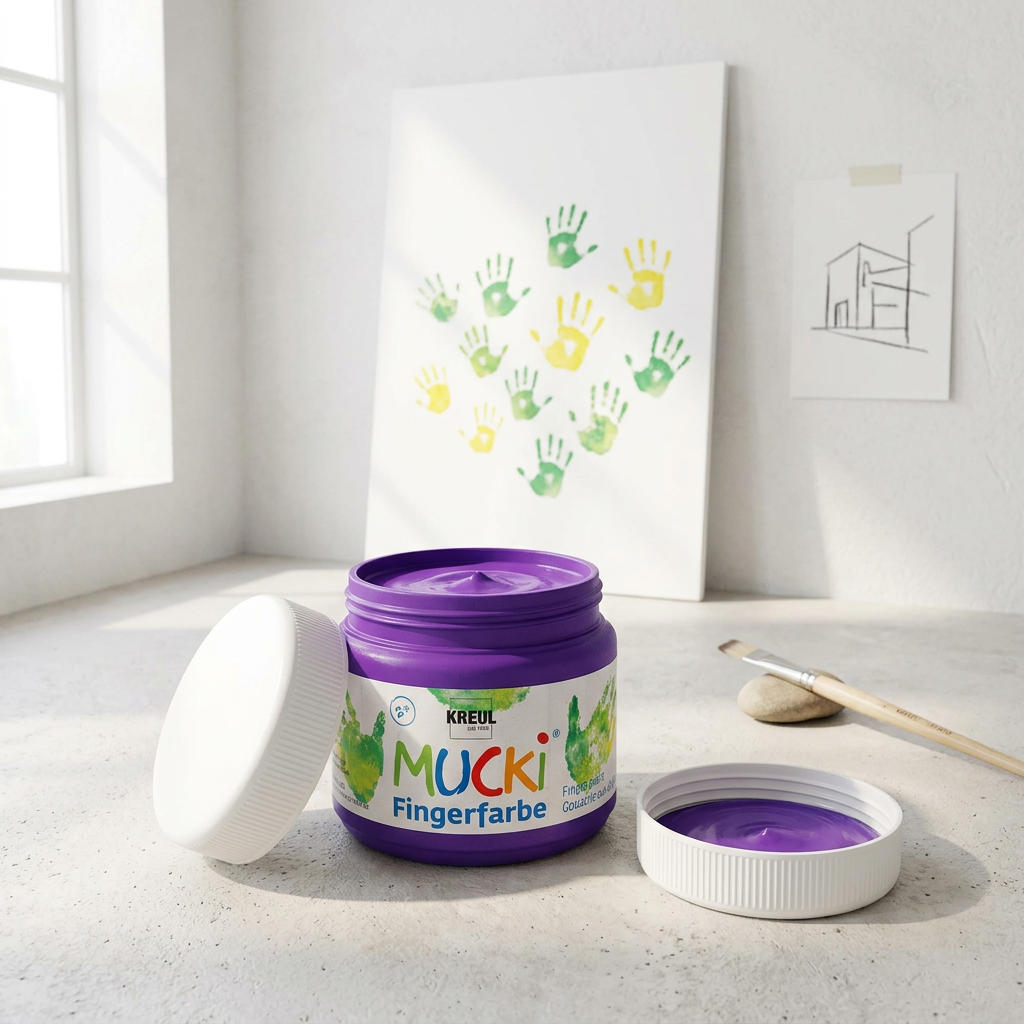 Prstová barva MUCKI 150 ml FIALOVÁ