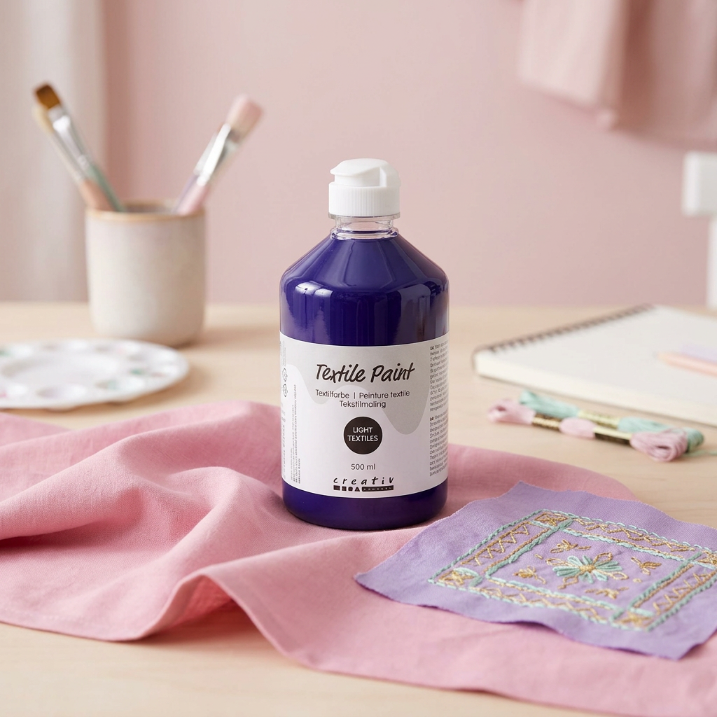 Barva na textil CREATIV 500 ml RŮŽOVO FIALOVÁ