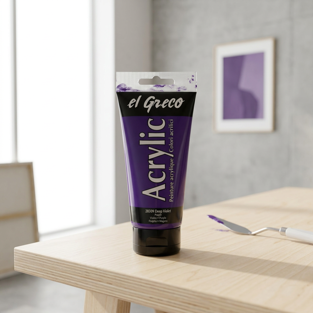 Akrylová barva EL GRECO 150 ml PURPUROVÁ