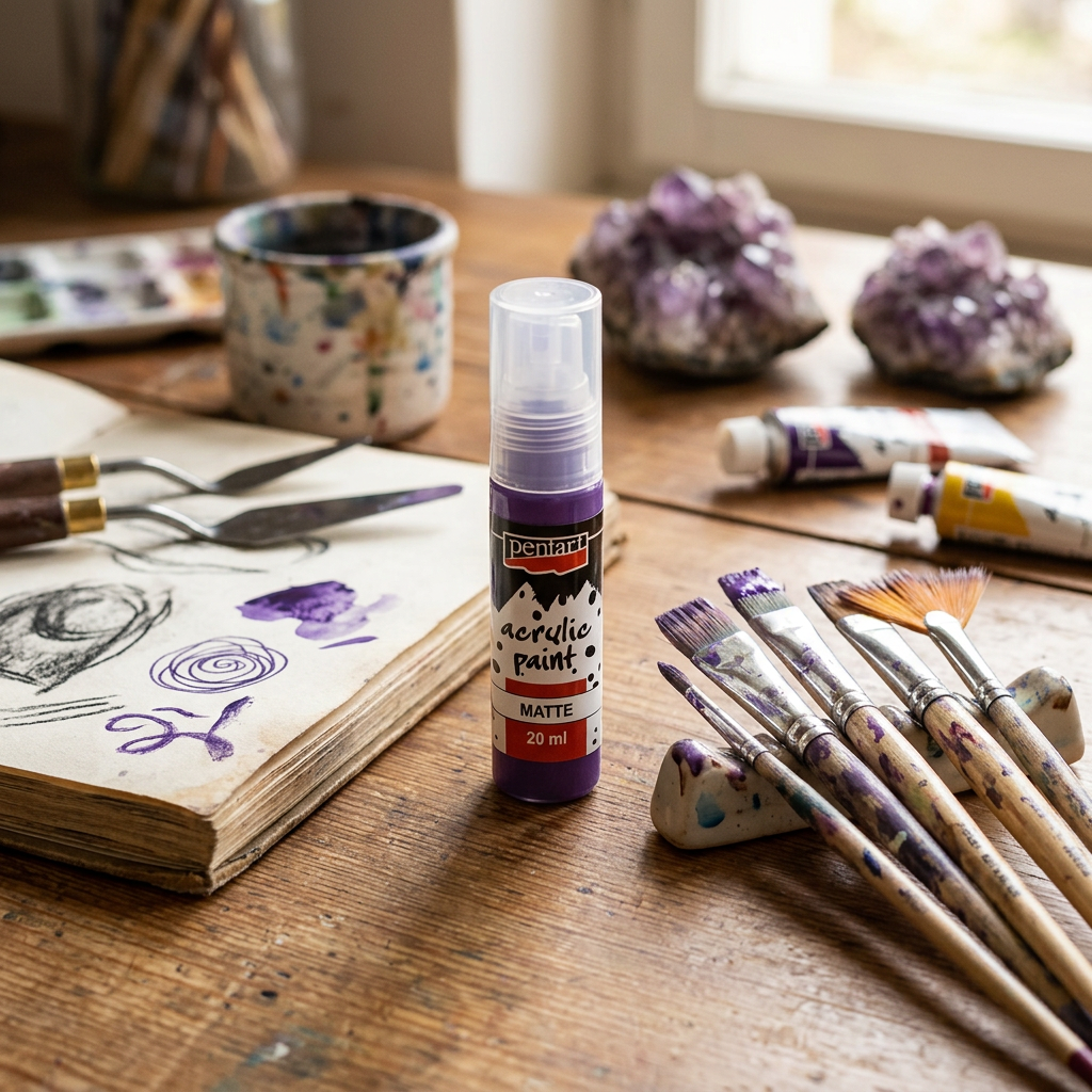 Akrylová barva matná PENTART 20 ml AMESTYTOVÁ