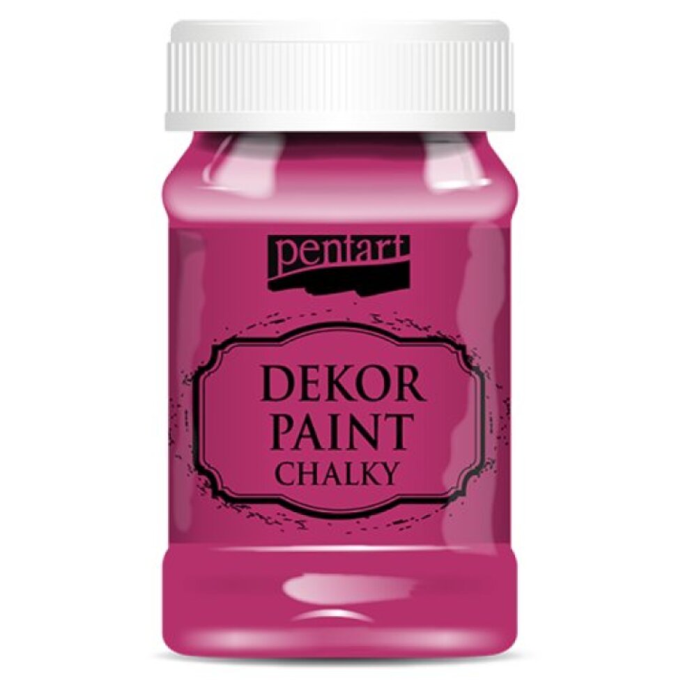 Křídová a dekorační barva PENTART 100 ml RŮŽOVÁ