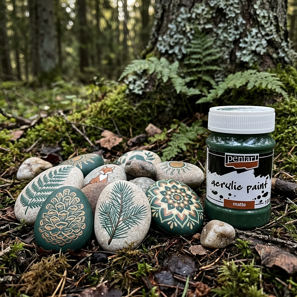 Akrylová barva matná PENTART 100 ml ZELENÁ BOROVICE