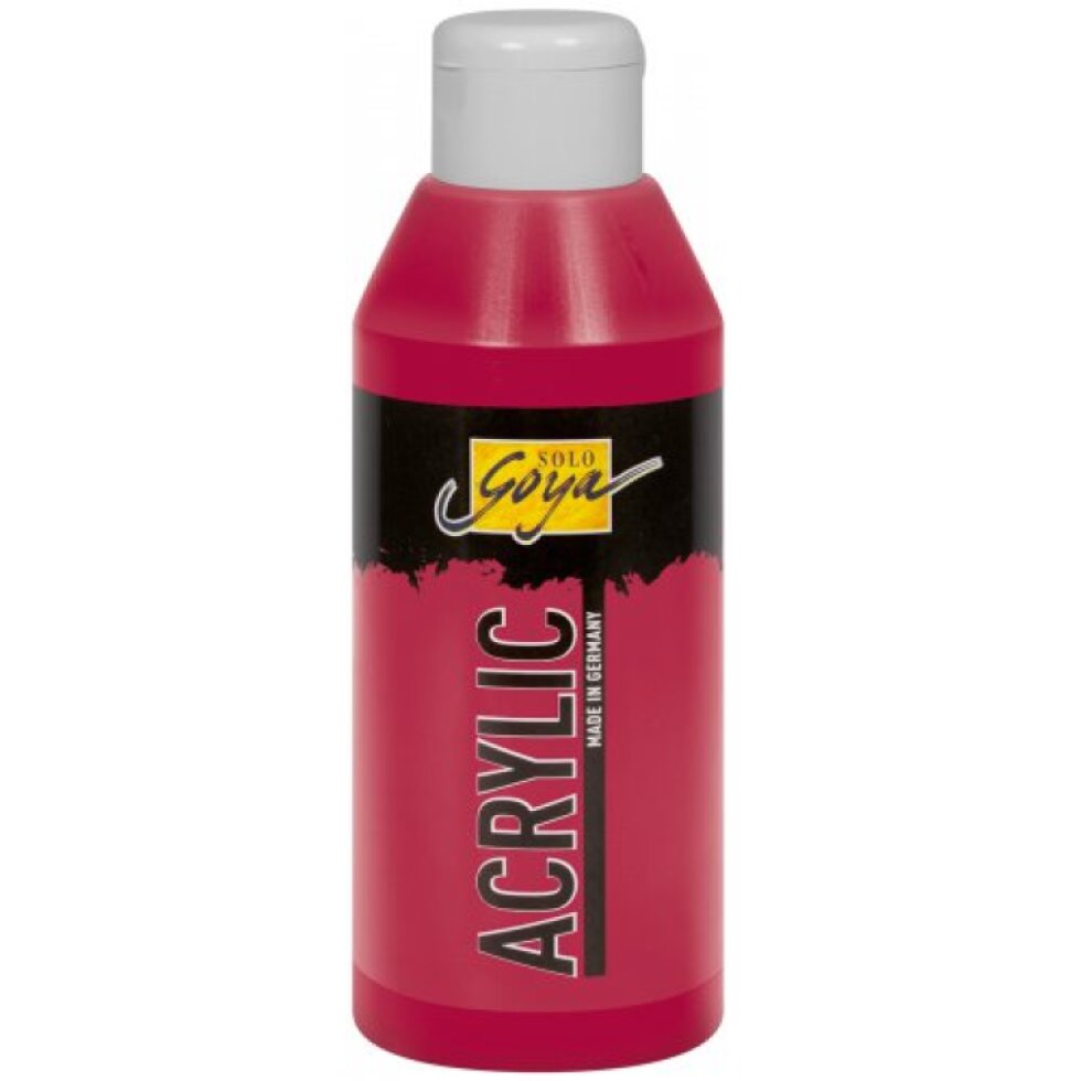 Akrylová barva SOLO GOYA 250 ml VÍNOVĚ ČERVENÁ