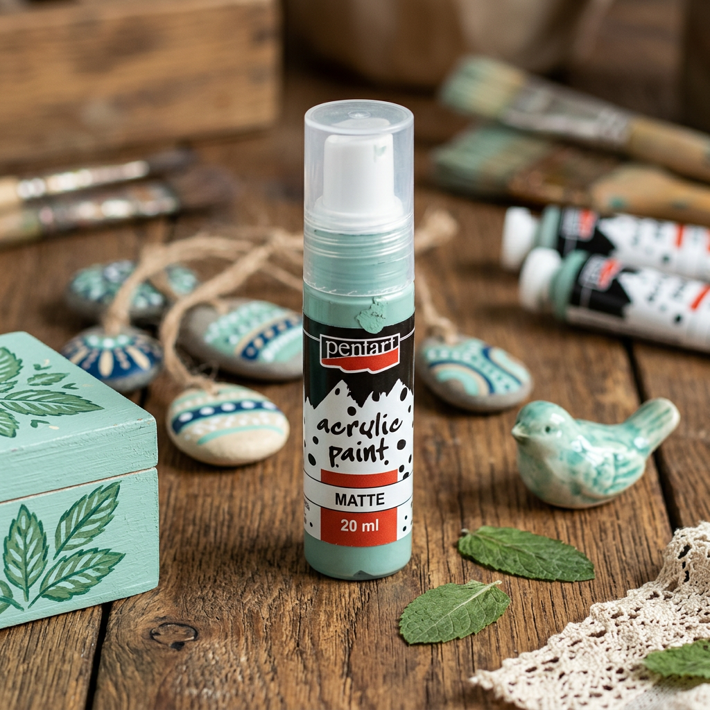 Akrylová barva matná PENTART 20 ml MENTOLOVÁ