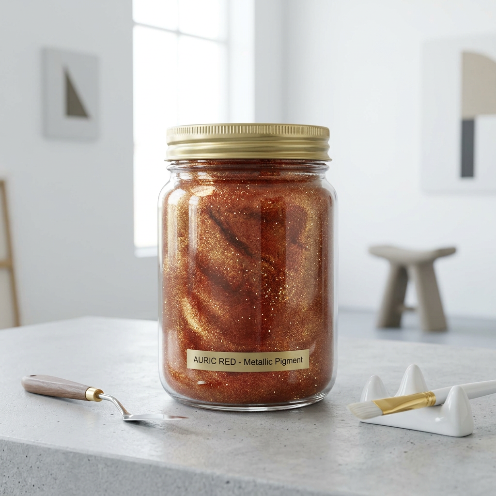 Akrylová barva metalická PENTART 50 ml ZLATOČERVENÁ