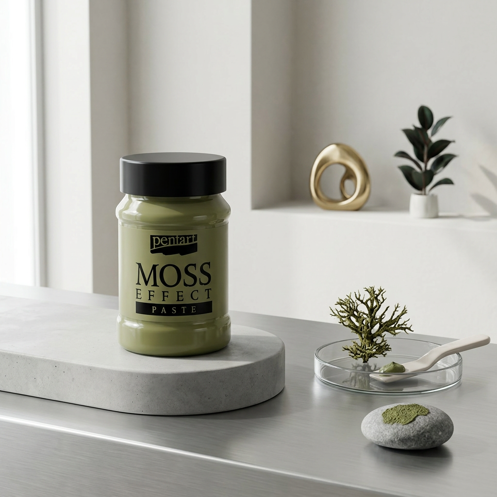 Pasta s mechovým efektem MOSS EFFECT PENTART 100 ml SVĚTLÁ ZELENÁ
