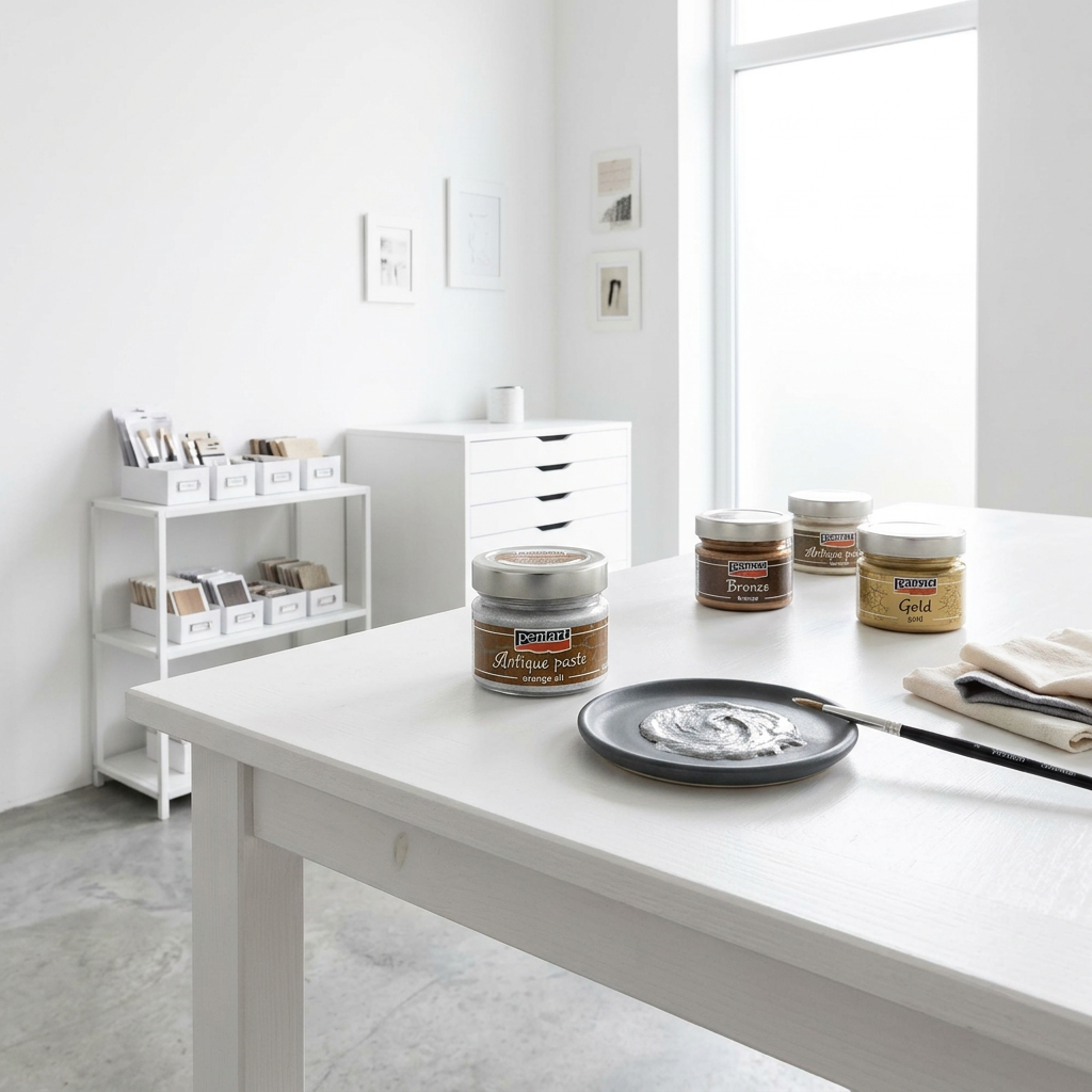 Antikovací pasta PENTART 20 ml STŘÍBRNÁ