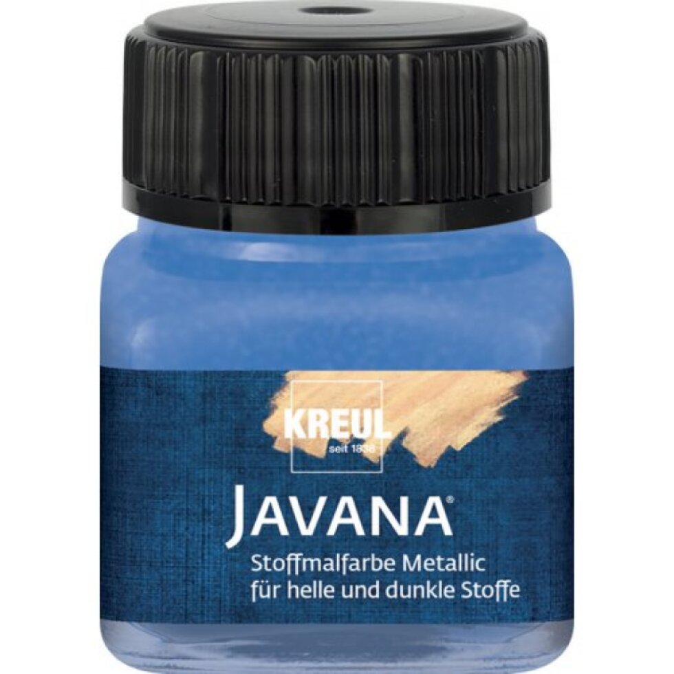 Sada Barva na textil metalická JAVANA 6 x 20 ml - základní