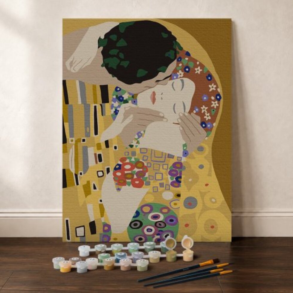 Malování podle čísel - POLIBEK, GUSTAV KLIMT 24.5 x 32.5 cm