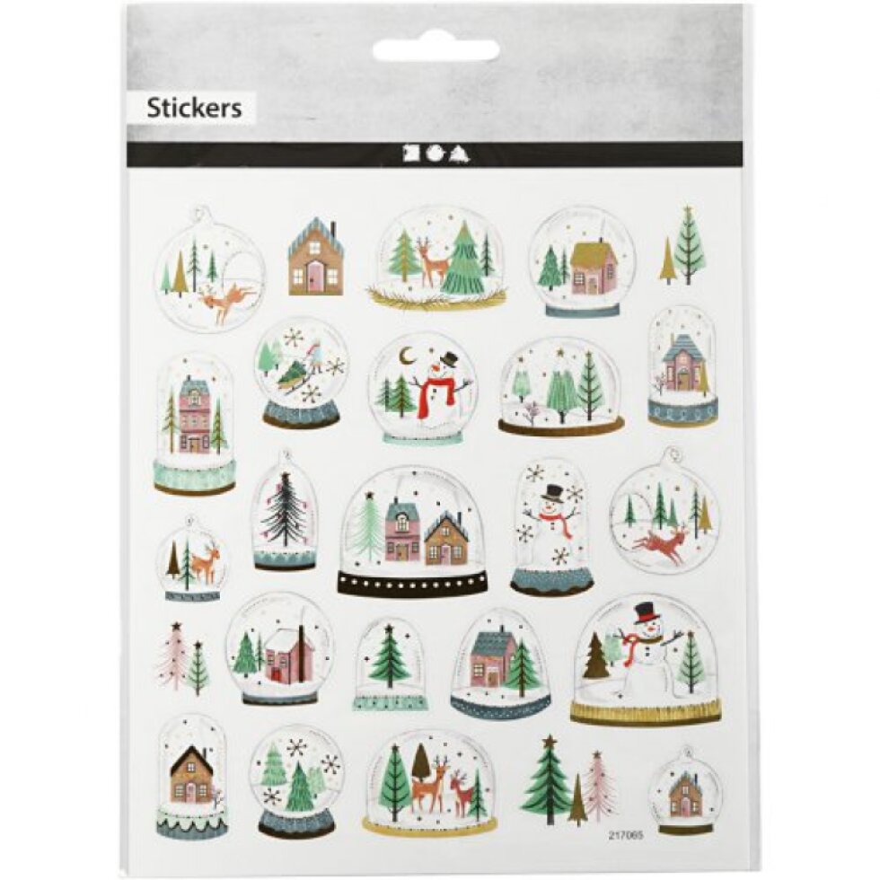 Samolepky - SNĚŽÍTKA, 1 list