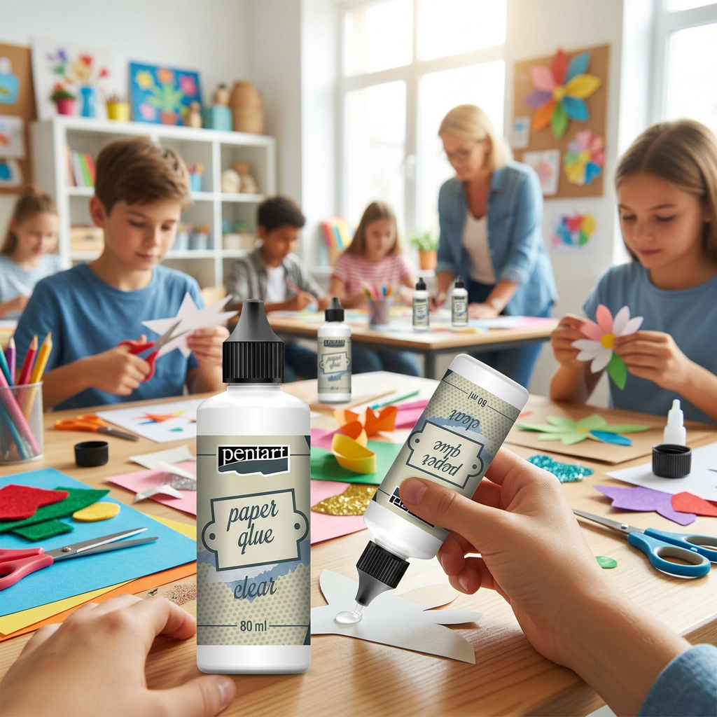 Lepidlo na papír průhledné PENTART 80 ml