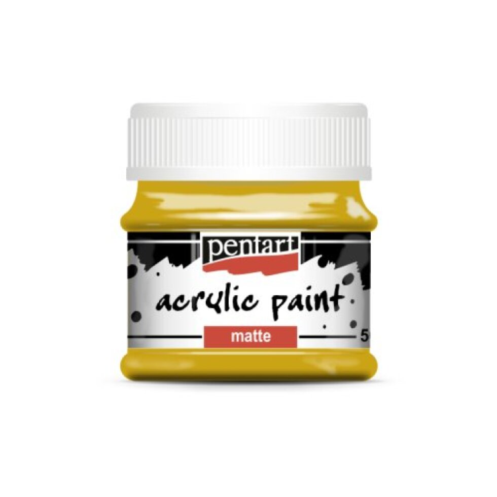 Akrylová barva matná PENTART 50 ml OKROVÁ