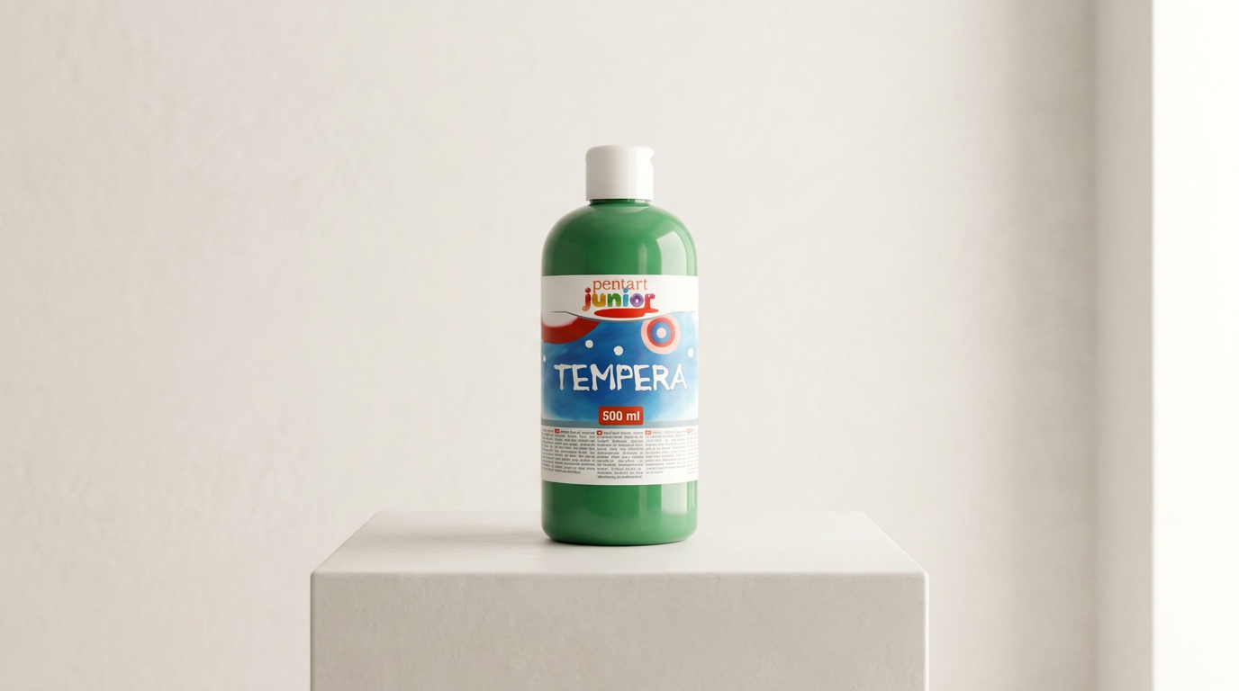 Temperová barva Junior PENTART 500 ml ZELENÁ