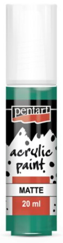 Akrylová barva matná PENTART 20 ml TYRKYSOVÁ