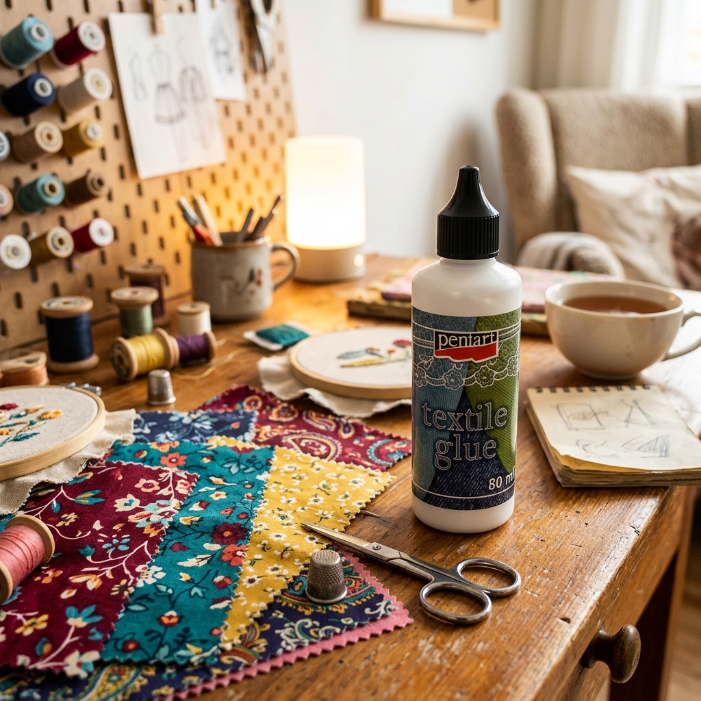 Lepidlo na textil PENTART 80 ml