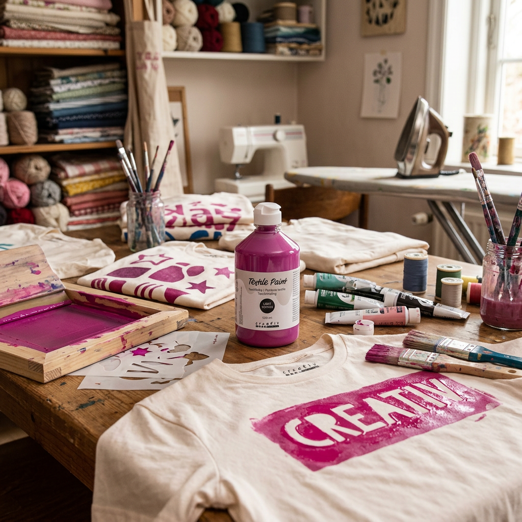 Barva na textil CREATIV 500 ml RŮŽOVÁ