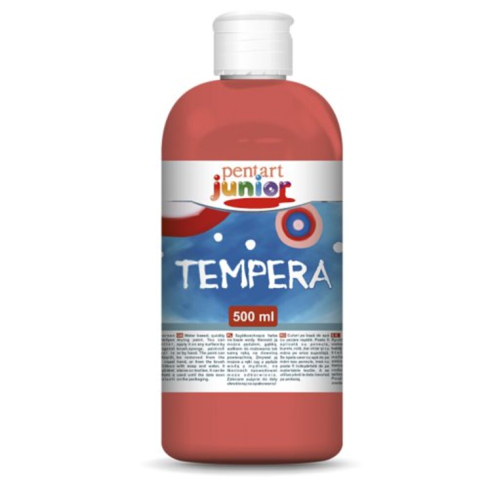 Temperová barva Junior PENTART 500 ml ČERVENÁ