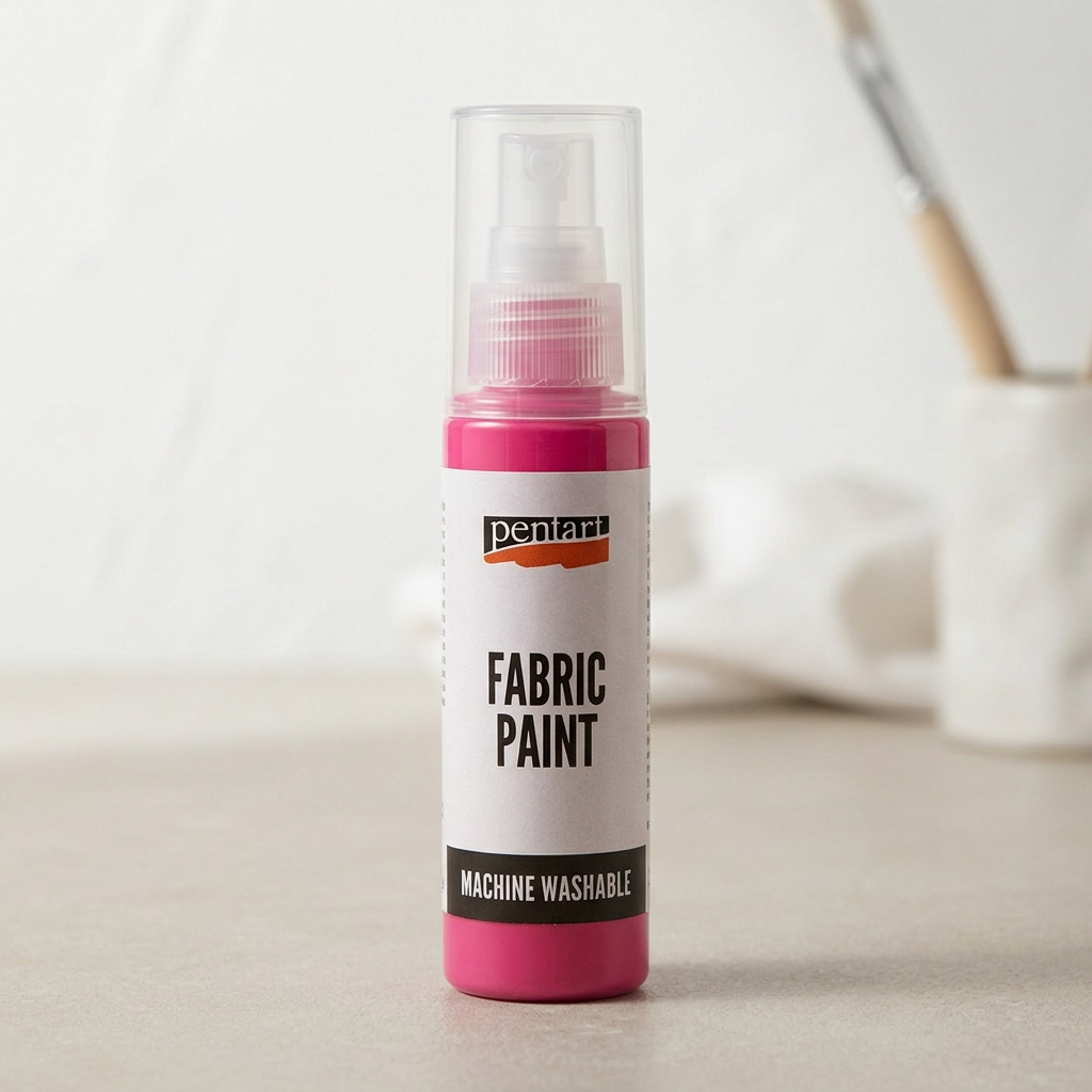Barva na světlý a tmavý textil PENTART 20 ml RŮŽOVÁ