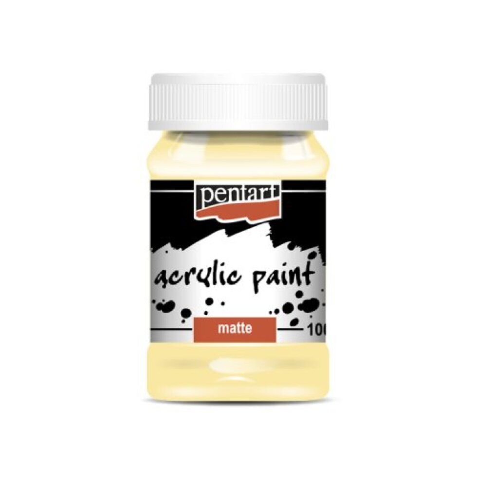 Akrylová barva matná PENTART 100 ml BÍLÁ KÁVA