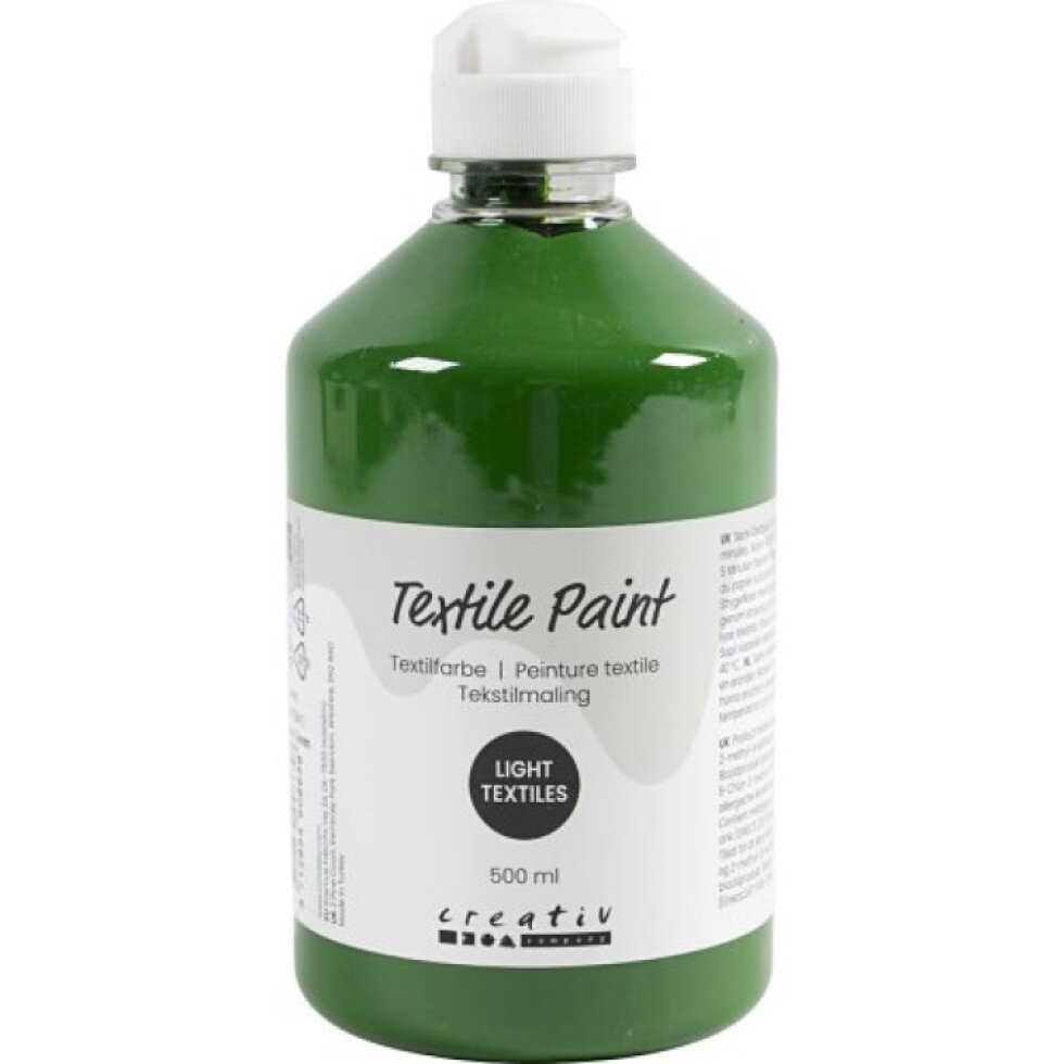 Barva na textil CREATIV 500 ml TRÁVOVÁ ZELENÁ