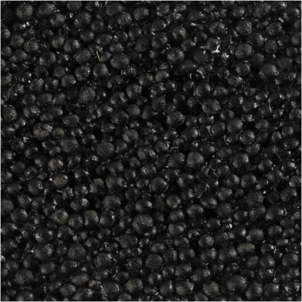 Samotvrdnoucí modelovací pěnová kuličková hmota Foam Clay ČERNÁ 560 g