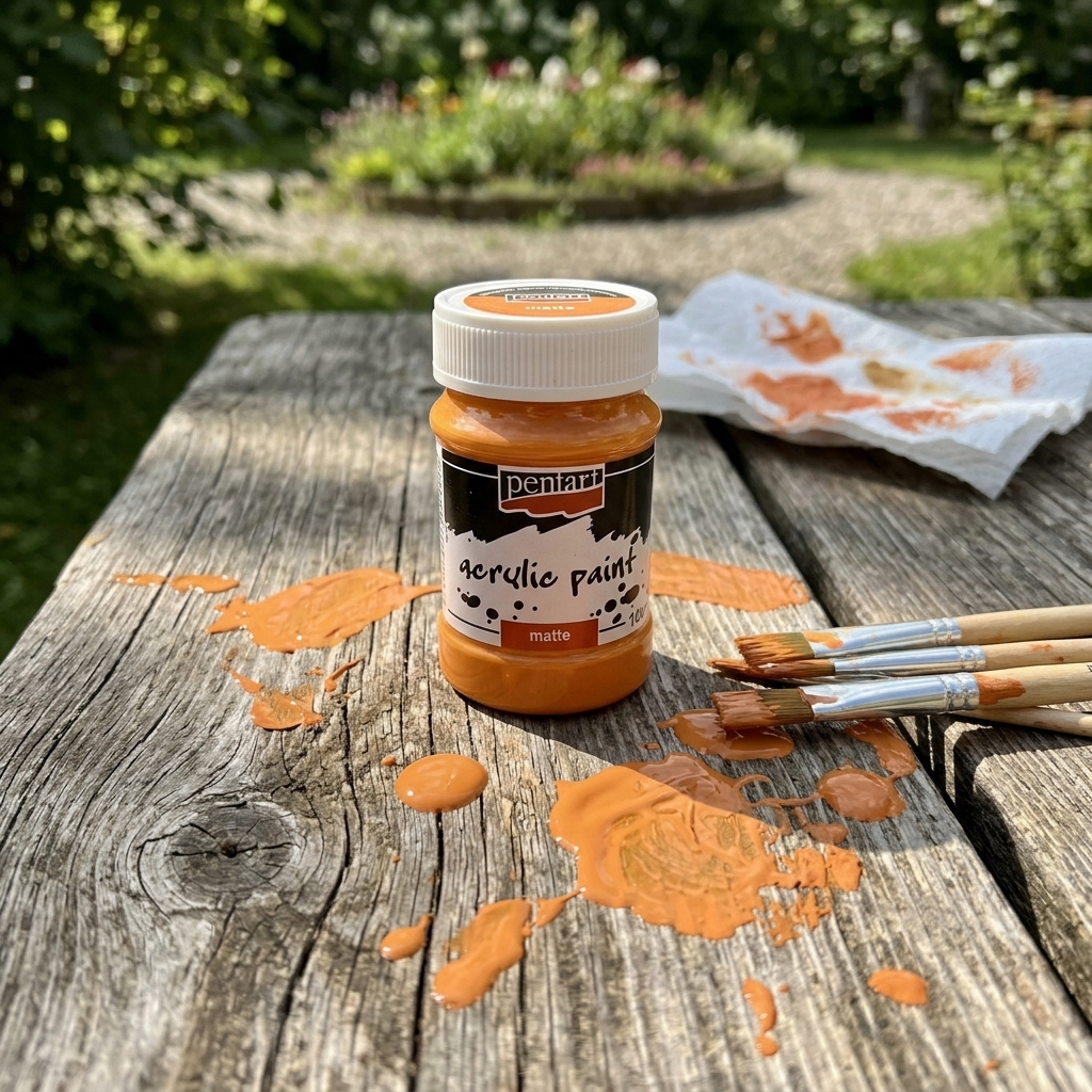 Akrylová barva matná PENTART 100 ml ORANŽOVÁ