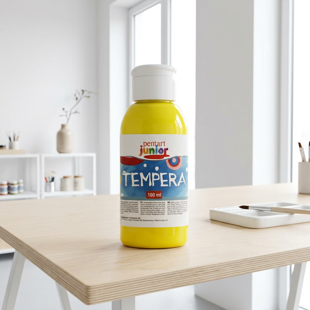 Temperová barva Junior PENTART 100 ml, ŽLUTÁ